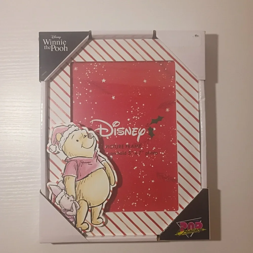 Winnie The Pooh & Piglet Christmas Frame - Disney - Picture Frame - Christmas